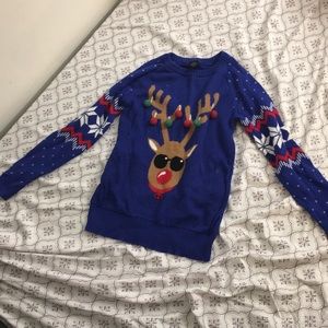 Rudolph sweater for the holidays